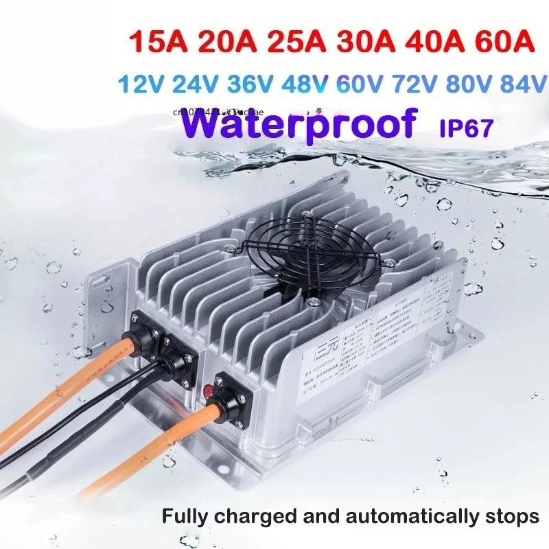 72V 15A Fast Charger - Ładowarka do akumulatorów litowo-jonowych Li-ion Lifepo4