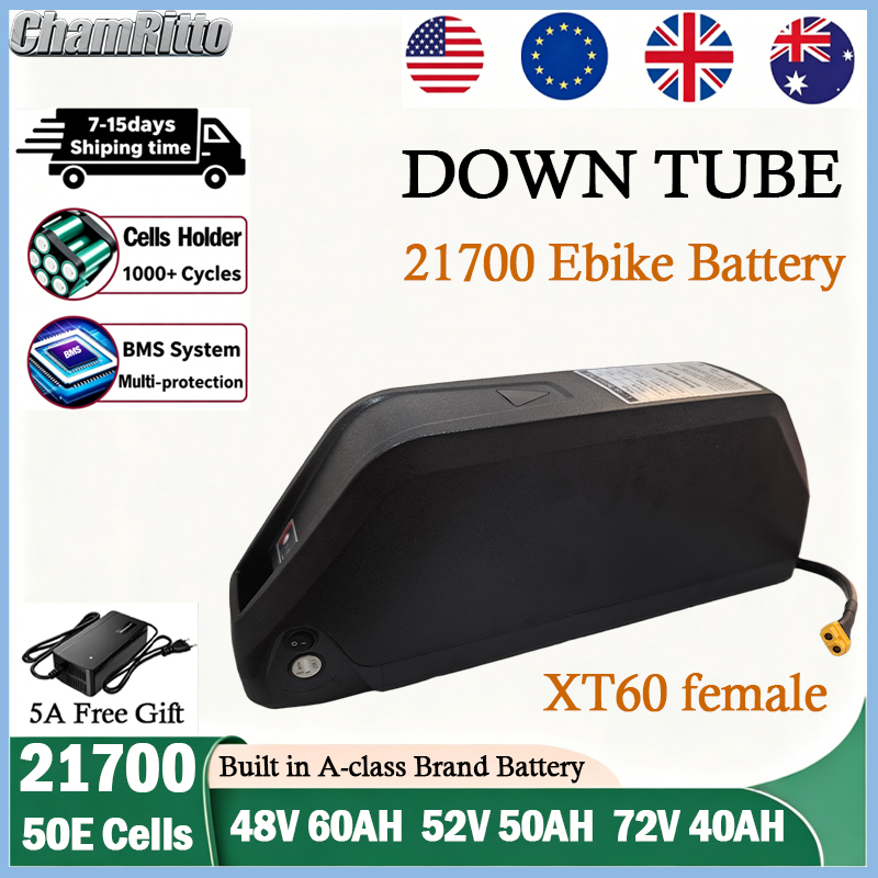 72V 50Ah 21700 Lithium Battery - Akumulator do roweru elektrycznego 48V 52V