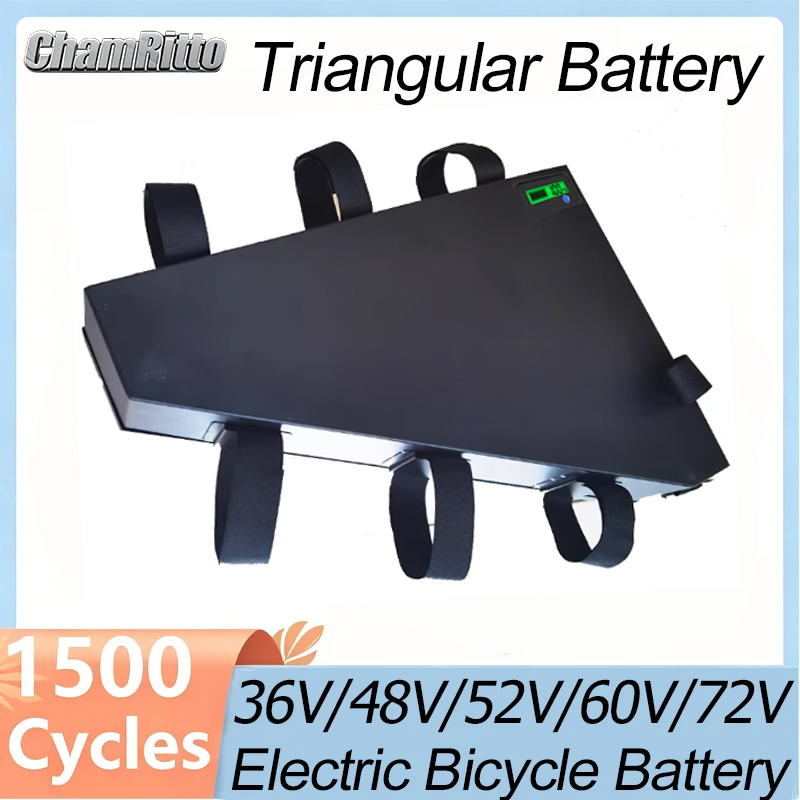 72V 50Ah 21700 Lithium Battery - Rower elektryczny 60v72v 3000w Bateria trójkątna