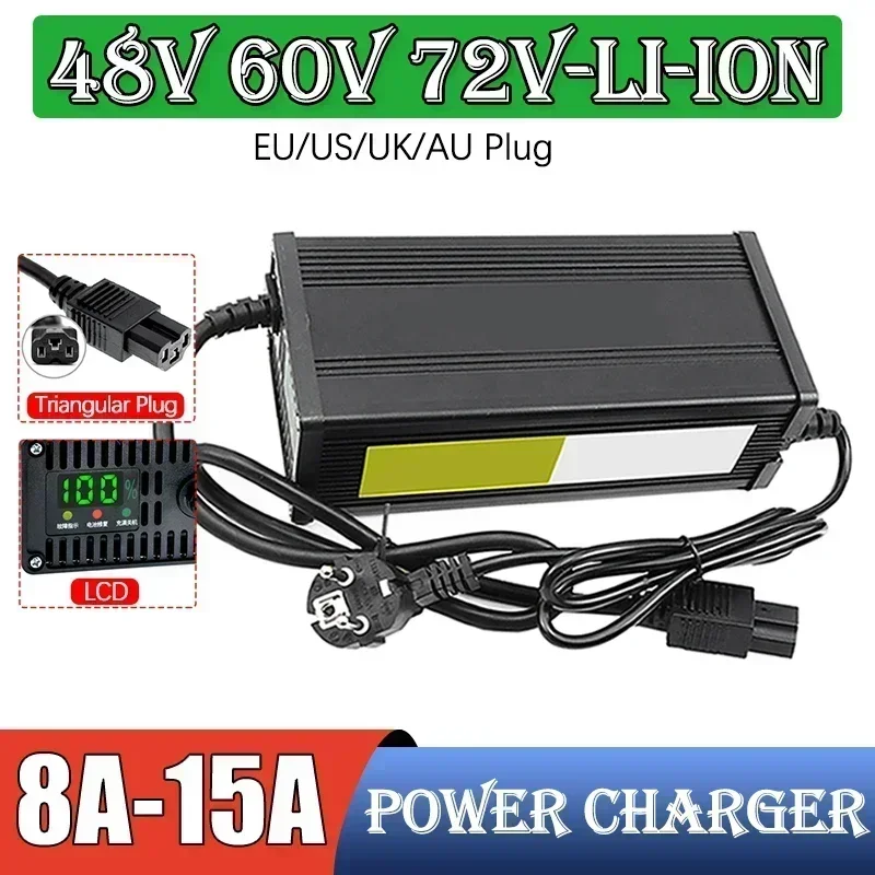 72V 15A Fast Charger - 48V 60V 72V Ładowarka do akumulatorów