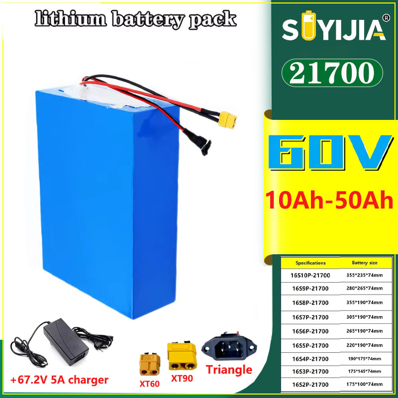 Nowa bateria litowo-jonowa 60V – 60V 50Ah Electric Scooter Battery recenzja i cena