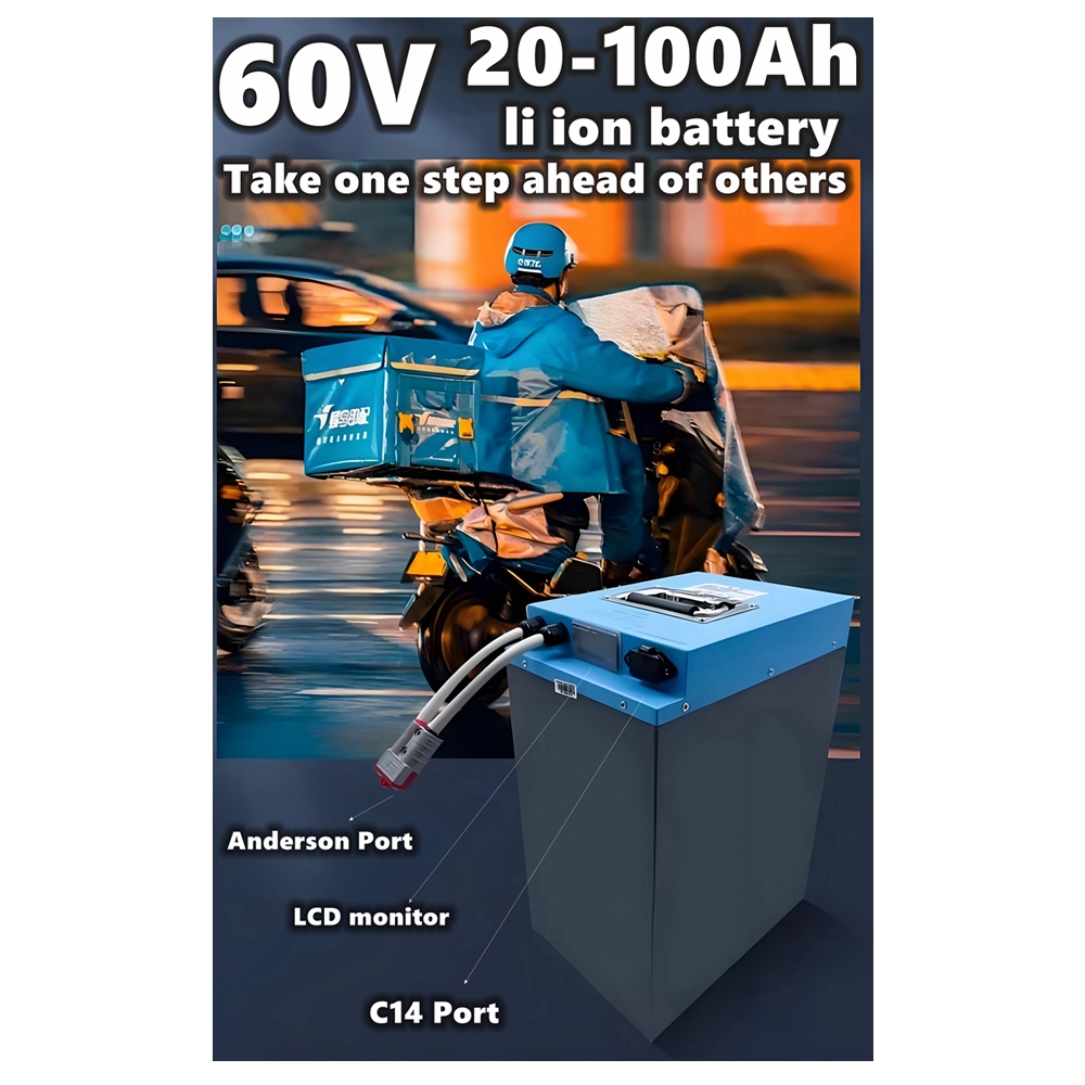 Akumulator litowo-jonowy HS 60 – 60V 50Ah Electric Scooter Battery recenzja i cena