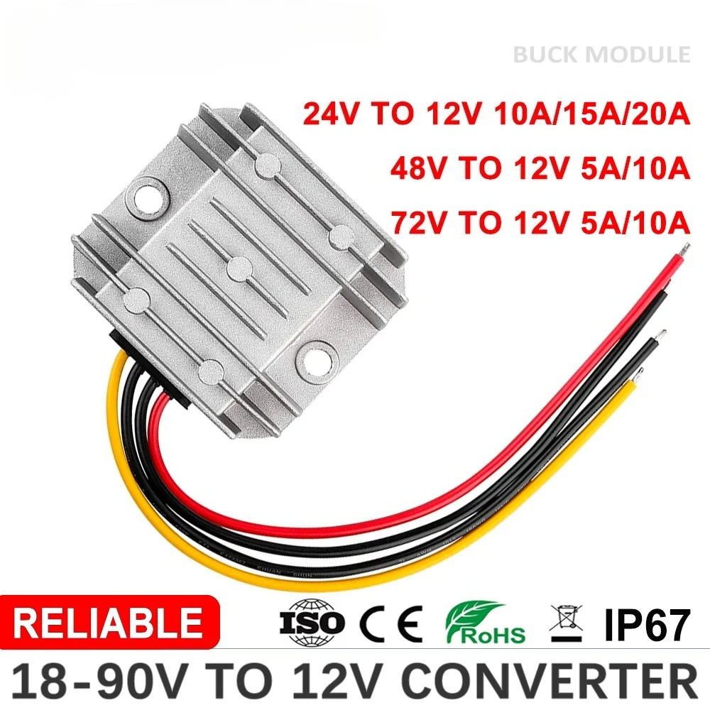 Konwerter DC-DC obniżający nap – 72V 15A Fast Charger recenzja i cena