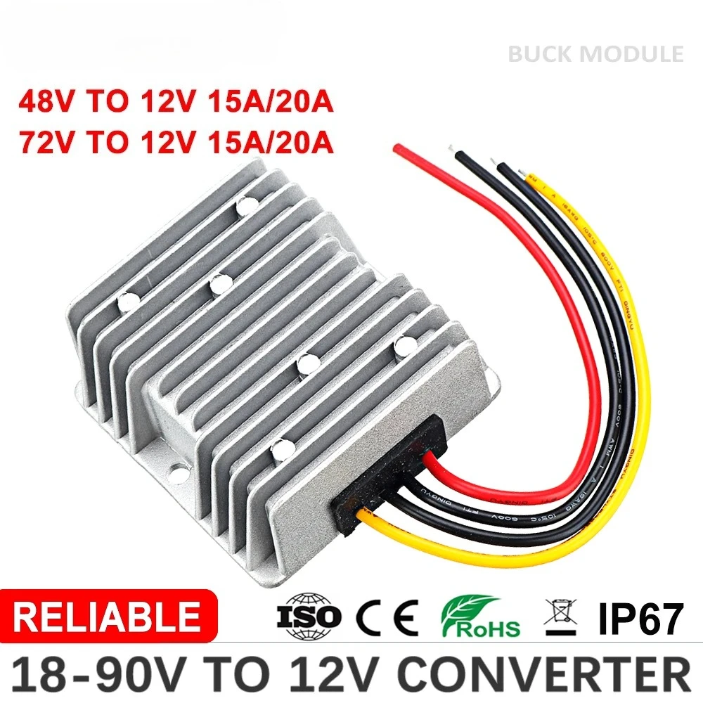 Konwerter DC-DC obniżający nap – 72V 15A Fast Charger recenzja i cena