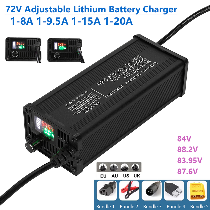 Regulowany ładowarka do akumul – 72V 15A Fast Charger recenzja i cena