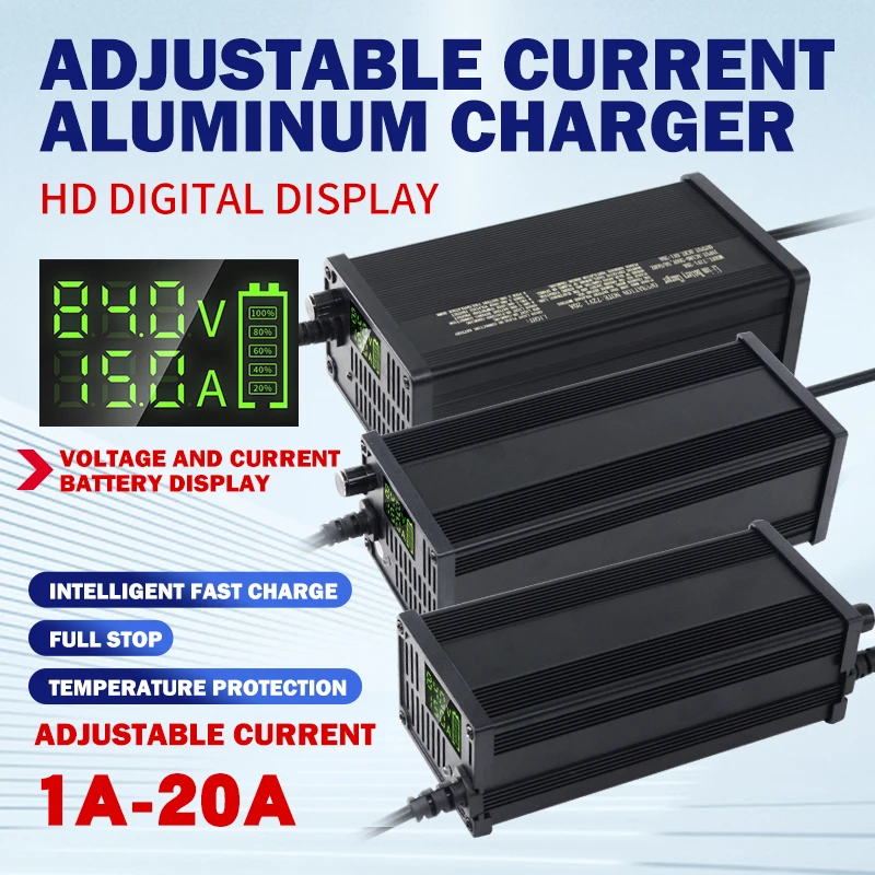 Regulowany ładowarka do akumul – 72V 15A Fast Charger recenzja i cena