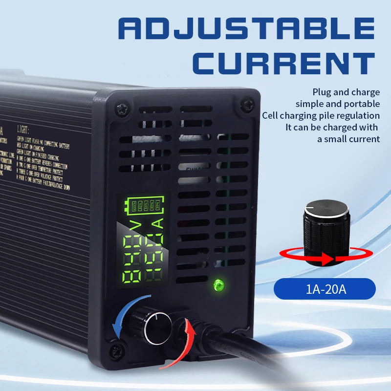Regulowany ładowarka do akumul – 72V 15A Fast Charger recenzja i cena