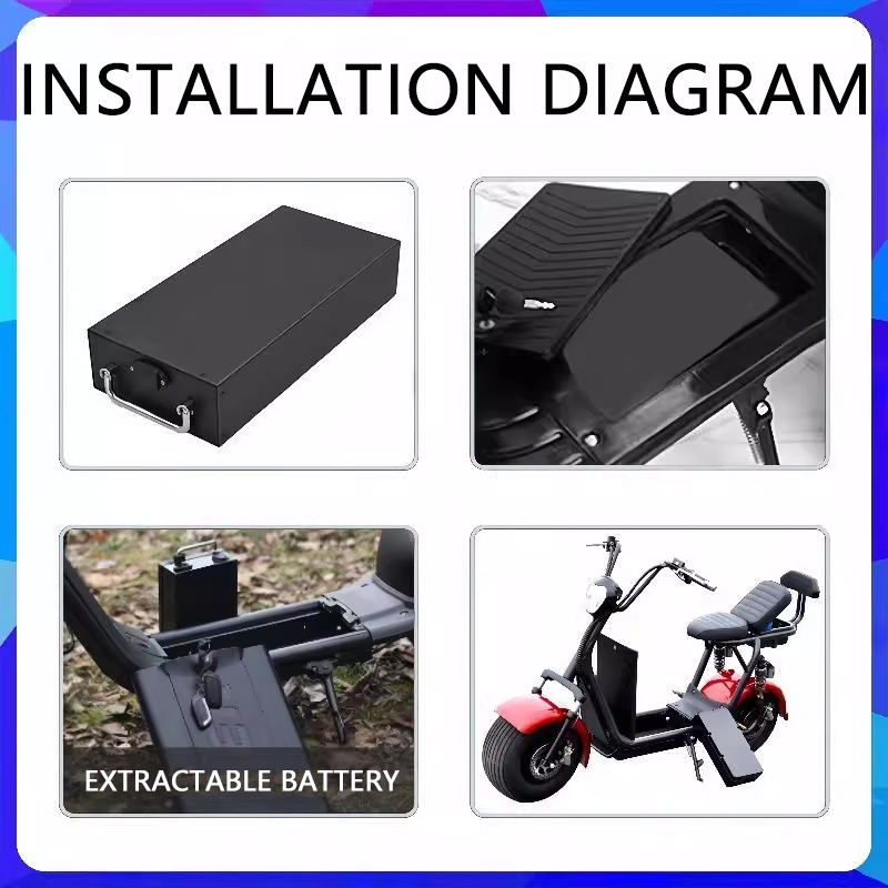 Akumulator litowy 60V 20AH -40 – 60V 50Ah Electric Scooter Battery recenzja i cena